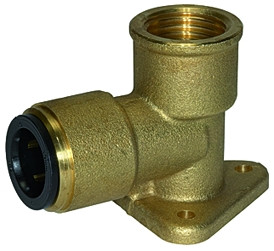 Wandwinkel / Messing G 3/4 / für Rohr Außen-ø 22 mm
