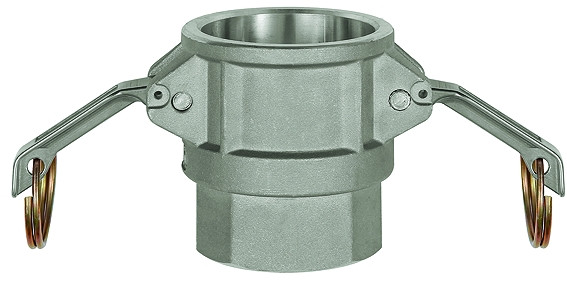 Kamlok-Schnellkupplungsdose mit IG, Typ D, Alu, G 3/4