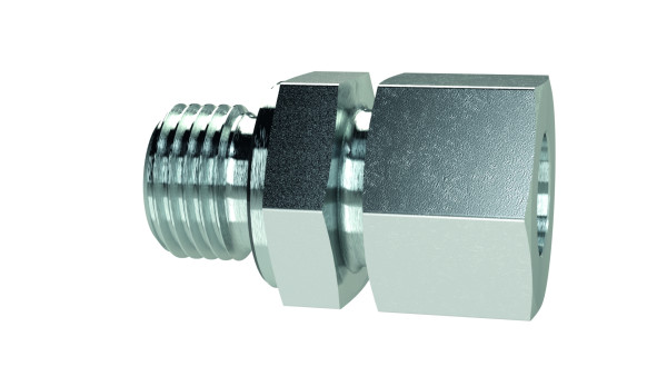 Gerade Einschraubverschraubung, G 1/4 a., Rohr-Ø 12, Stahl verz.