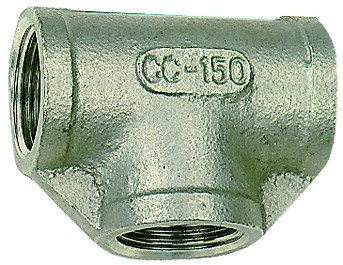 Riegler-T-Verteiler aus Edelstahl, 3 x innen, G 3/4"