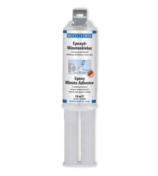 WEICON Epoxyd-Minutenkleber, Zwillingsspritze a 24 ml