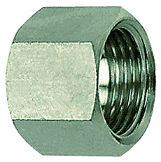 Überwurfmutter G 1/4 Edelstahl 1.4571 für Tülle 9 mm