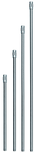 Verlängerungsrohr ohne Düse, gerade 600 mm, Aluminium