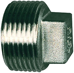 "Verschlussstopfen, 4-kant / G 1"" Edelstahl"