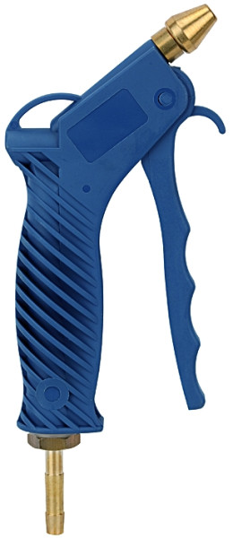 Blaspistole/Kunstst. Tülle für 9 mm l. W. mit Sicherheitsdüs