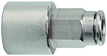 Gerade Aufschraubverschraubung / Serie >>metallica<< / G 1/8