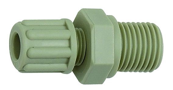 Gerade Einschraubverschraubung, G 1/4 a., für Schlauch 6/8 mm, PP