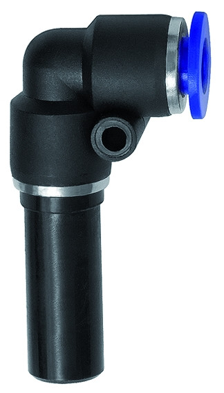 L-Steckverbindung, Stecknippel 6 mm »Blaue Serie«, Schlauch-Außen Ø 6 mm