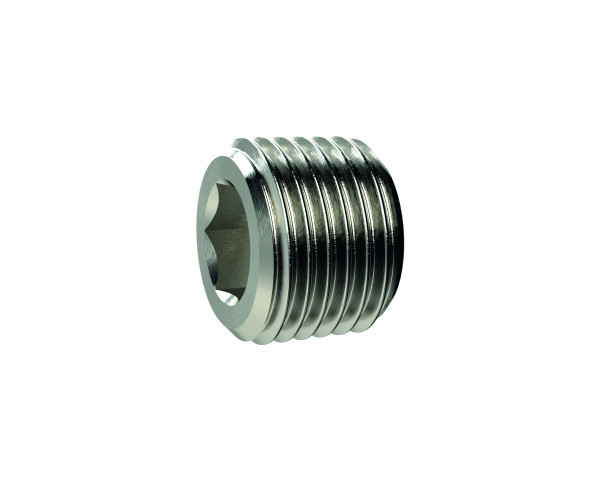 Verschlussschraube, Innensechskant, o. Bund, G 1, MS vern.