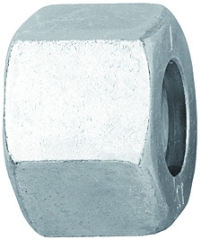 Überwurfmutter M 8x1/Stahl verzinkt Rohr AD 4 mm