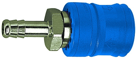 Kupplung / DN 7,4 Tülle für 9 mm l.W.