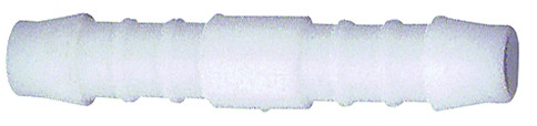 Gerader Schlauchverbinder f. Schlauch 4 mm l.W. ,weiß. Länge: 35 mm