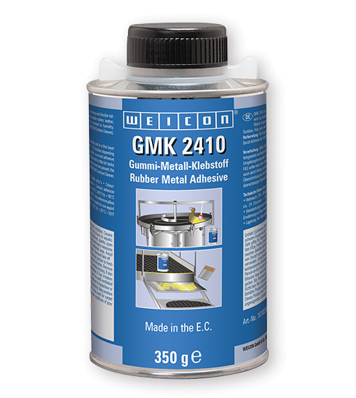 WEICON GMK 2410 , Pinseldose á 350 g , Gummi-Metall-Klebstoff