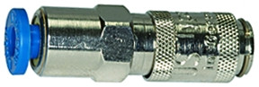 Schnellverschlusskupplung NW 2,7 für Schlauch 4 mm /mit push