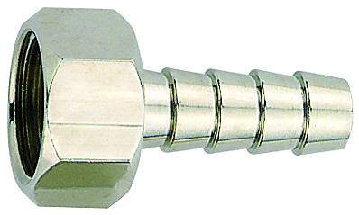 Tülle / G 3/8 für 6 mm l. W. Edelstahl 1.4571
