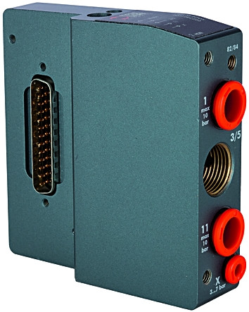 Eingangsplatte,interne Steuerluft,Multipol,Ventilinsel HDM