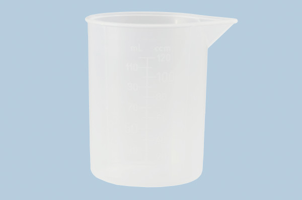 Messbecher 120 ml, PP Transparent