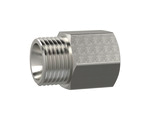 Reduziernippel G 1/4" aussen / G 1/4 innen., Edelstahl 1.4571, l1=28, L2 =10mm
