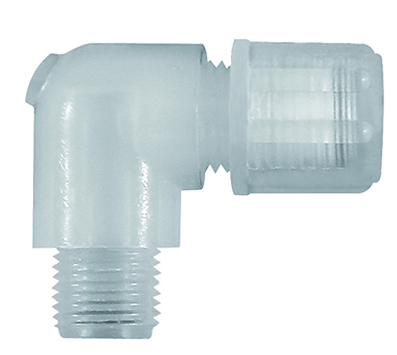 Winkel-Einschraubverschraubung G 1/4 a., für Schlauch 6/8 mm, PFA
