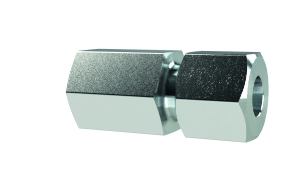 Riegler-Ger. Aufschraubversch., G 1/4 i., Rohr-AØ 10, Stahl verzinkt