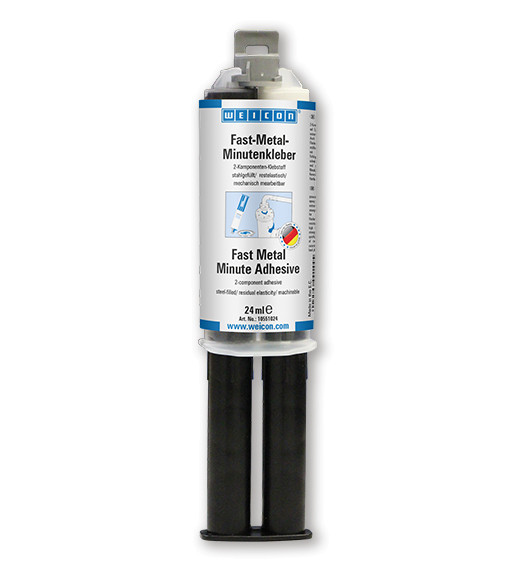 WEICON Aluminium-Minutenkleber Set, Flüssigmetall Epoxidharzklebstoff 80 g