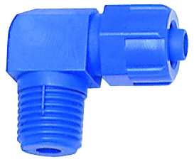 Winkelverschraubung G 1/4 / starr / POM für Schlauch 6 x 4