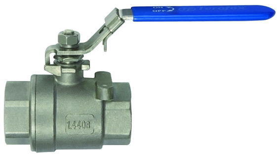 Edelstahl-Kugelhahn, Eco-Line leicht, G 1/2", 0 bis 63bar