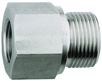 lange Wechselreduz. LWR G 3/4 a. / 1/2 i. Edelstahl 1.4571 m