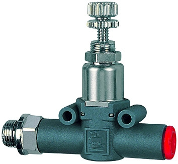 Druckregler lineonline / G 1/4" f. Schlauch 8 mm AD, 1-8bar Regelbereich 600 l/min