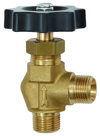 Eck-Absperrventil G 1/4 max. 25 bar