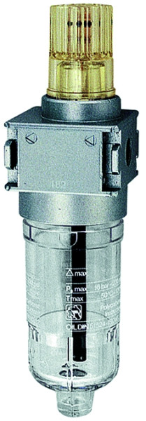 Nebelöler multifix / G 1/8 mit Polycarbonatbehälter