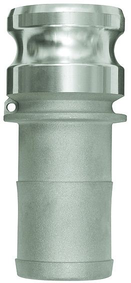 Kamlok-Schnellkupplungsstecker mit Tülle, Typ E, Alu, LW 50