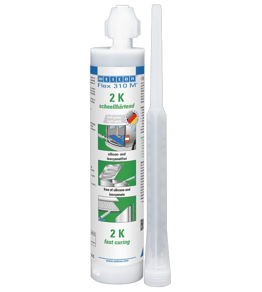 WEICON Flex 310 M -2K- grau 250 ml Coax-Kartusche