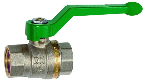 Trinkwasser-Kugelhahn, MS vern., Handhebel, IG/IG, G 3/4" innnen , DN 20, PN 40