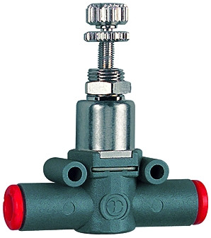 Riegler-Druckregler, 2,0 - 10 bar, Schlauch-Schlauch 6 mm