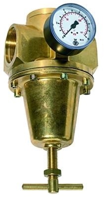 Konstant-Druckregler G 1 1/2 / 0,5-16 bar mit Manometer