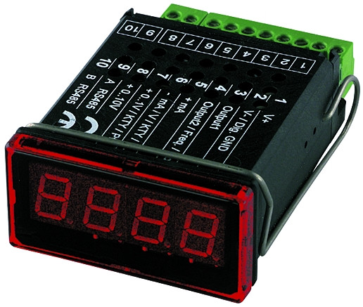 Mikroprozessorgesteuerte4-stellig, rot Digitalanzeige / Einb