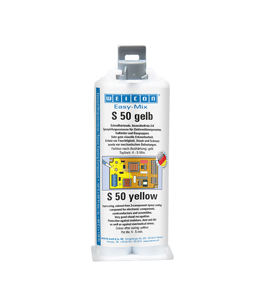 WEICON EASY-MIX S 50 50 ML Farbe Gelb
