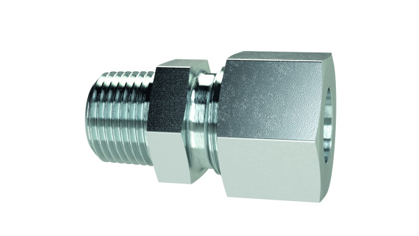 Einschraubverschr. R 1/8 a./Stahl verz. Rohr AD 5 mm