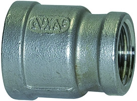 "Reduziermuffe, rund G 1 1/2"" i. / G 1 1/4"" i. / Edelstahl