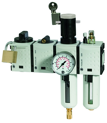 Wartungsstation safety >>FUTURA<< / G 3/8 / Eing.-druck