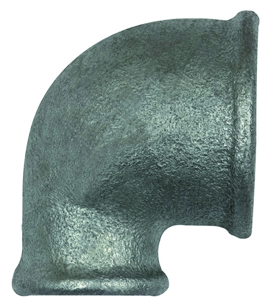 Winkel 92, 90°/ Rp 1" innen / R 1 " aussen nach ISO 7/1 / Material: Temperguss verzinkt