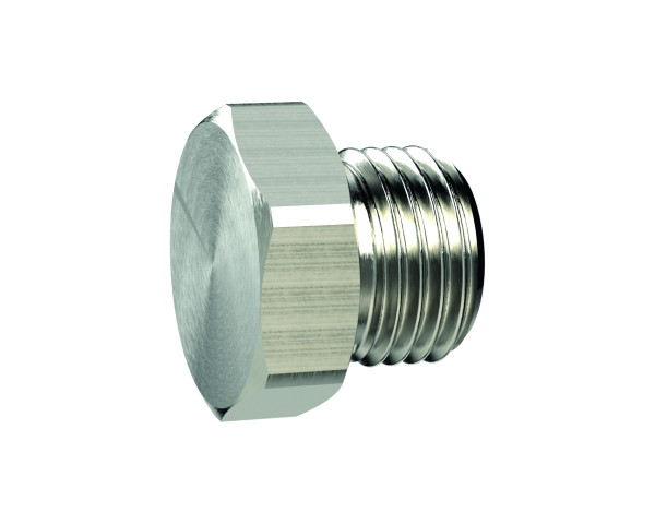 Verschlussschraube, Außensechskant, G 1/8, SW 14, MS vern.