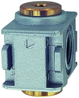 Zweifachverteiler multifix-mini G 1/4 / mit 2 Abgängen G1/8