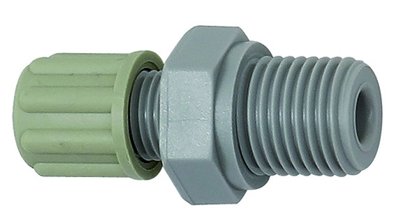 Einschraubverschr. G 1/8 a./ Kunststoff für Schlauch 6/8