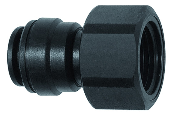 Aufschraubverbinder POM, G 3/4" , für Schlauch-Außen-Ø 8 mm