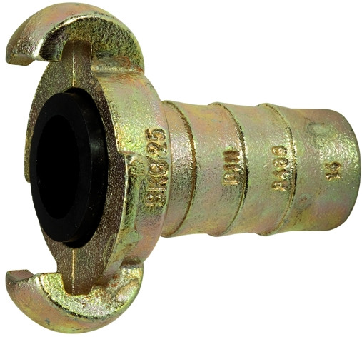 Kompressorenkupplung mit Schlauchanschluss / LW 19 mm (3/4"), DN 15