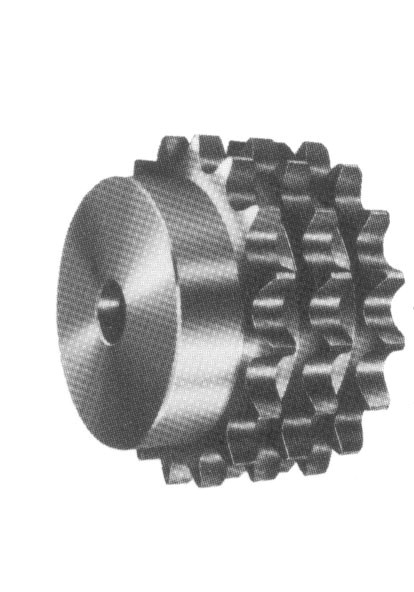 KETTENRÄDER F. TRIPLEXROLLENKETTE 3/4" x 7/16" (12B-3), 18 ZÄHNE