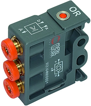 Logikelement / NW 2,7 / OR für Schlauch 4 mm / 1,5 - 8 bar -