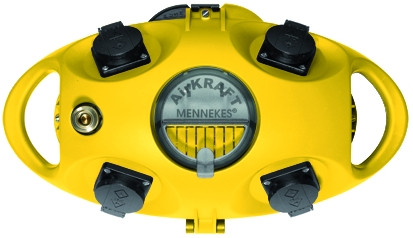 Versorgungseinheit "Airkraft" 4 Schuko-Steckdosen 230 V ink